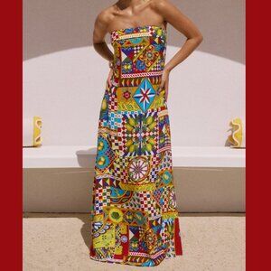 NWT Seven Wonders Phaedra Strapless Maxi Dress - Has Pockets!